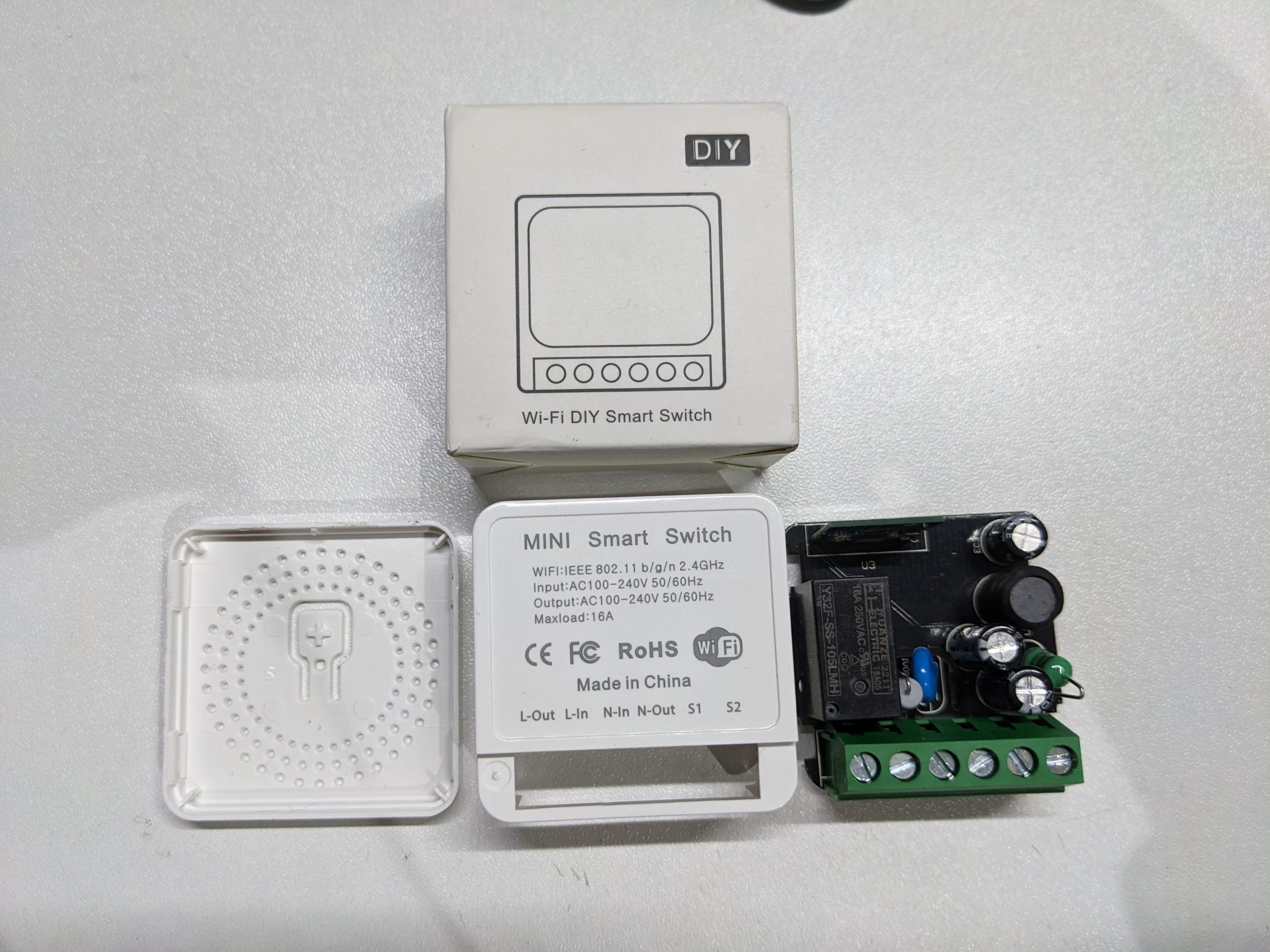 AliExpressで買ったスマートスイッチを両切りスイッチに改造
86-TDQ INN0V2
Wi-Fi DIY Smart Switch mini
Tuya Smart Life