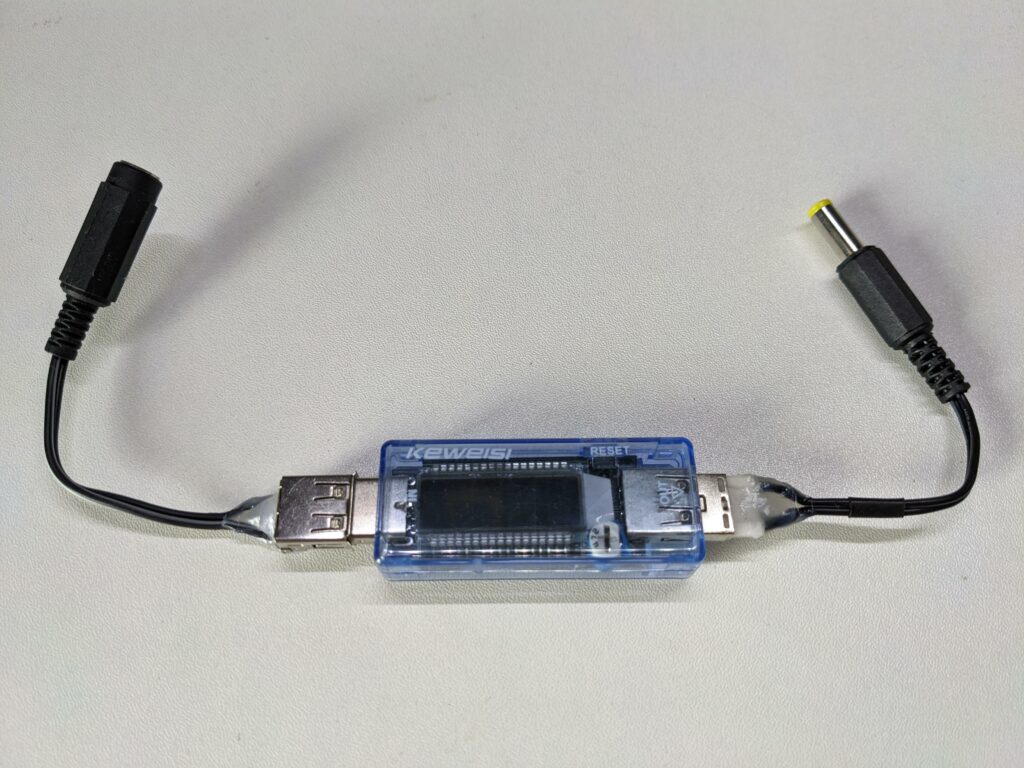 USBテスタkeweisi KWS-V20(3.5~9.0V)を改造してみた
分解 AliExpress
DCジャック 2.1mm
