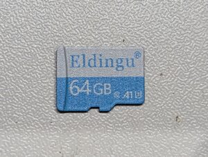 Eldingu(水色)64GB
AliExpressの「US $1.99から商品３点以上」のSDカードをレビュー