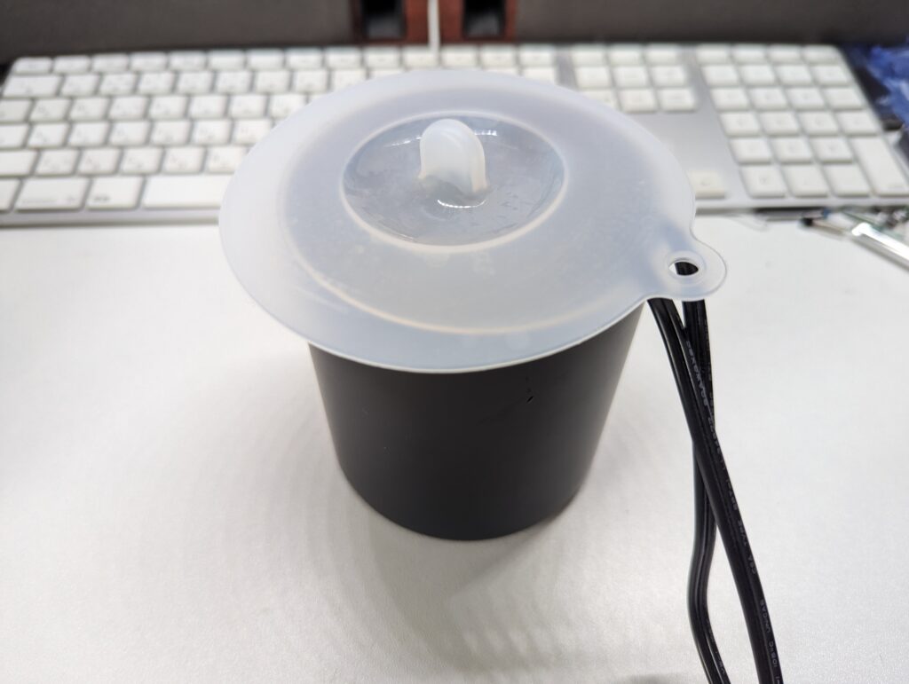 セメント抵抗を使ってUSB PDで水を沸かす
ダイソー真空二重ステンレスマグカップ
シリコン 蓋