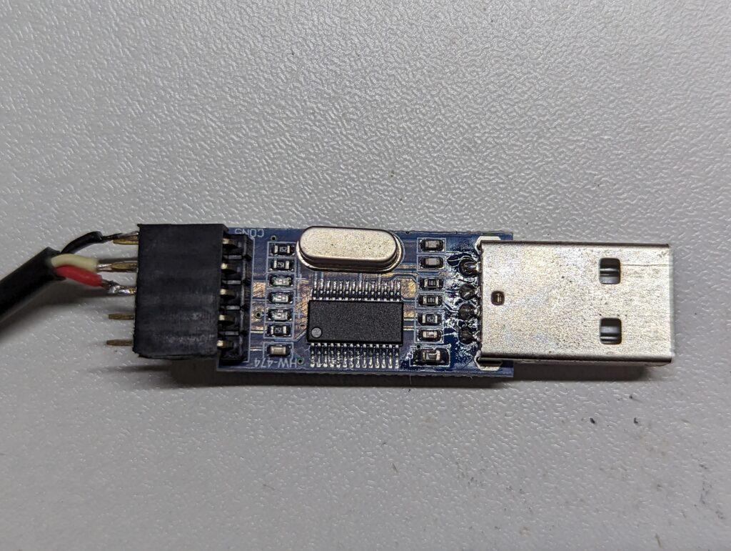 中華製UART変換器USB-TTL(USB-STC-ISP)を改良
HW-474