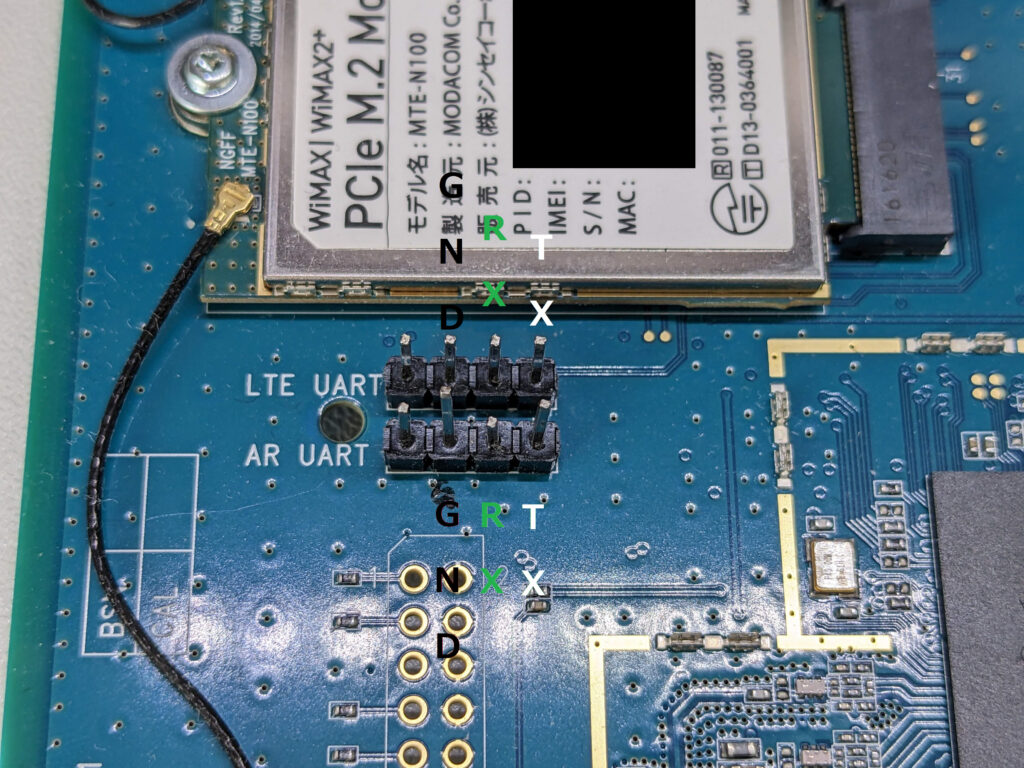 URoad-Home2+を分解してみた6~MTE-N100~
Mdacom
WiMAX WiMAX2+
リバースエンジニアリング
LTE UART
AR UART