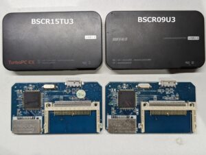 Realtek RTS5301のファームウェアアップデート
Buffalo
BSCR09U3
BSCR15TU3
firmware update
分解 比較