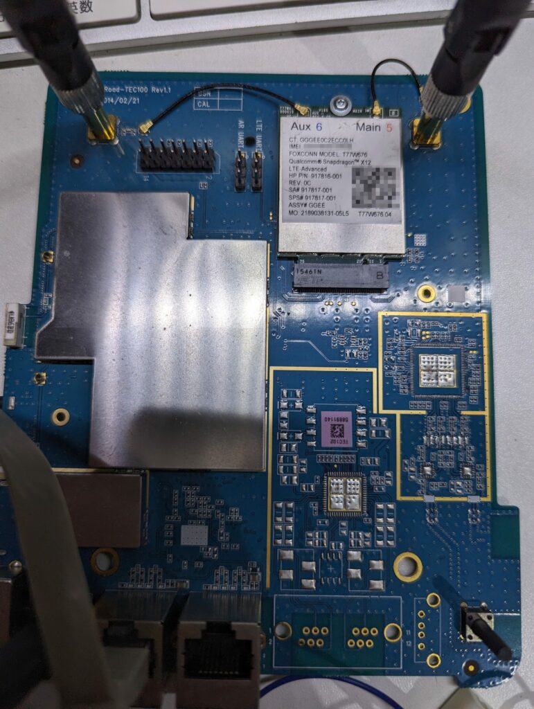 URoad-Home2+にLTEモジュール(T77W676)を搭載してみた
HP LT4220 Snapdragon x12 LTE