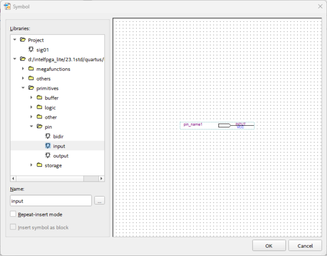 Intel Altera FPGAをQuartus23.1とModelSimでLチカ - Unagi Dojyouのブログ(備忘録)