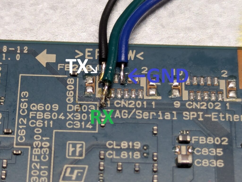 Sonyのデジタルフォトフレーム(DPF-XR100)を分解・解析してみた
UART