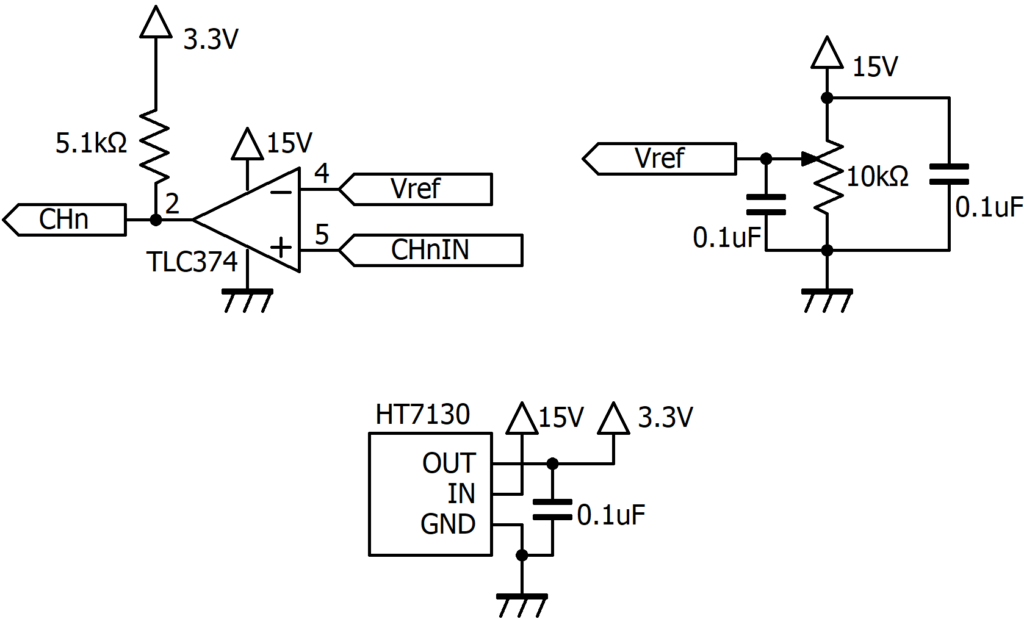作成した変換回路の回路図